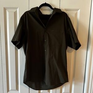 Lululemon Dark Olive Button Down (XL)